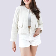 ELYCLOTH | HAERIN TWEED BLAZER | BLAZER WANITA PREMIUM TWEED
