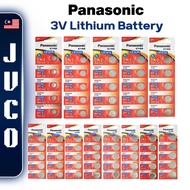 Panasonic CR1025 CR1216 CR1220 CR1616 CR1620 CR1632 CR2016 CR2025 CR2032 CR2330 CR2430 CR2450 3V Lit