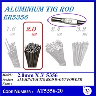 AT5356 (0.3KG 0.5KG 1.0KG) 1M ER5356 ALUMINIUM TIG WELDING ROD W/OUT POWDER| 5356 TIG ROD | 1.6MM /