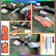 POP Professional Chainsaw Chain Sharpening Set with Bag Round Flat File Sharpener Tools Chainsaw Fil