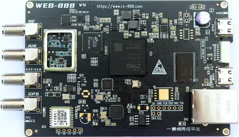 Web-888 16Bit ADC DDC Web SDR 62M Bandwidth 10 KHz To 60 MHz HF VHF SDR Radio Receiver GPS Module SD