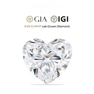 Mishangjewelry Heart Shape Lab Grown Diamond With IGI Certificate 1ct 1.5ct 2ct 2.5ct 3ct CVD HPHT F