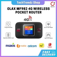 OLAX MF982 4G Wireless Pocket Router with 3000Mah battery