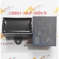 Start capacitor CBB61 10UF 500V - Fan capacitor CBB61 500V 10UF using high quality BM plug, 100% new