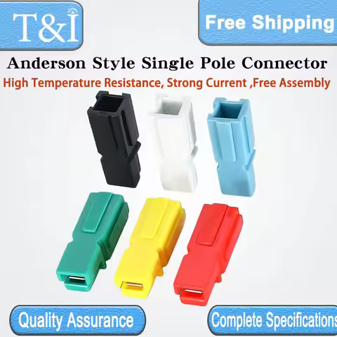 10/20/100 PCS Anderson Style Single Pole Plug Connector 30A/75A/120A/180A Electric Forklift Charger