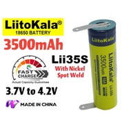 Liitokala 18650 Battery Custom DIY Lithium Li Ion 3.7V 4.2V With Nickel Spot Weld HE4 HG2 VTC6 VT5A 