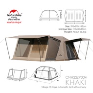 Naturehike outdoor camping tent Village 13 ridge automatic tent with canopy 3-4 persons family campi