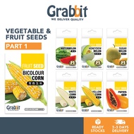 GRABBIT Vegetable & Fruits Seed Biji Benih Sayur Buah-Buahan GRAB-SD-FR