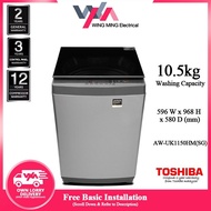 Toshiba 10.5KG Top Load Washing Machine Washer/Mesin Basuh (AW-UK1150HM) Mesin Basuh Auto/洗衣机 AW-UK1