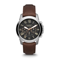 Fossil FS4813 Grant Chronograph Black Dial Brown Leather Men's Watch