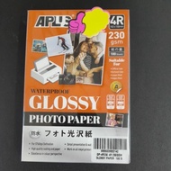 4R 230gsm Photo Glossy Paper/Kertas foto 100's