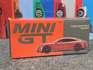 Mini GT Porsche Taycan Turbo S 1:64 Carmine Red