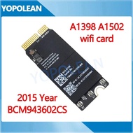 Laptop Wifi Airport Card BCM943602CS For Macbook Pro Retina 13" 15" A1502 A1398 Wifi Card 802.11ac 2