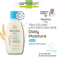 Sữa tắm gội toàn thân Aveeno baby 236ml 2IN1 - Aveeno Baby daily moisture wash & shampoo