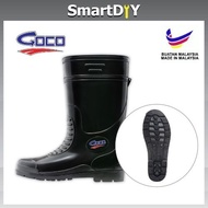 GOCO 968 rainboot/ Kasut Getah Safety Rubber Shoe Anti Slip Boot Pasar Kebun Garden industri kolam