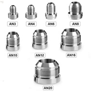 MXBEAUTY Silver Male Aluminium Weld, Aluminum AN4-AN20 Straight Male Weld Fitting Adapter, High Qual