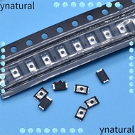 YNATURAL 50pcs Tactile Push Button Phone Mini SMD 4 Pin Micro Switch
