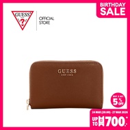 GUESS กระเป๋า รุ่น BG7898140 AMORETTE SLG MED ZIP AROUND ZIP WALLET สีน้ำตาล