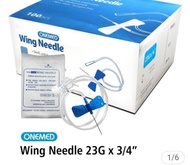 義賣ONEMED一盒100個  蝴蝶針 23G/25G/27G