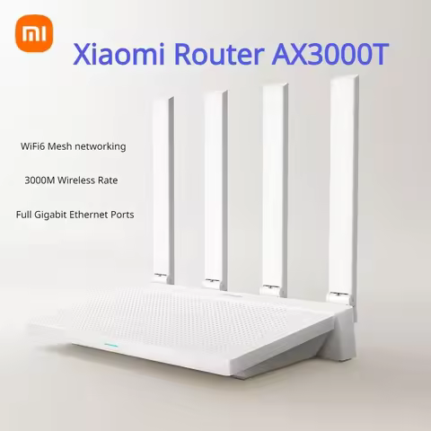 New Xiaomi Router AX3000T IPTV Mesh Networking Gigabit Ethernet Ports Gaming Accelerator Repeater Mo