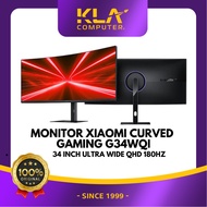 Xiaomi Curved Gaming Monitor G34WQi - 34 Inch Ultra Wide QHD 180Hz 1ms Gaming Monitor