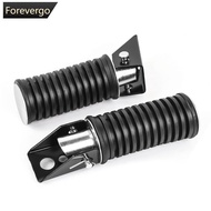 FOREVERGO 1Pc Folding Foot Pegs Electric Scooter Widened Rubber Anti-Slip Pedal Motorcycle Rear Ride
