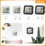 [tenlzsp9] Digital Alarm Clock Snooze Function Digital Bathroom Clock Bedside Clock for Office Livin