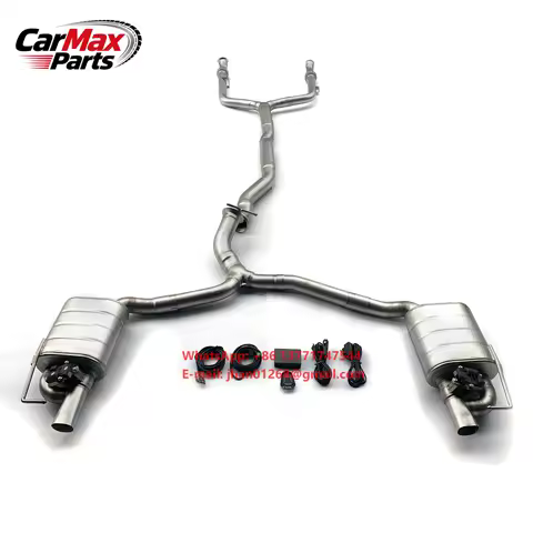 Valvetronic Turning Exhaust Catback Pipes for Benz AMG C43 Titanium Alloy Exhaust Muffler Valve Auto