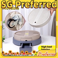 [SG stock Fast Shipping]Plant Caddy with Wheels and Drainage Tray Round Rolling Plant Stand,Flower P