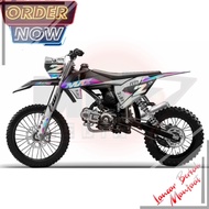 (COD) DECAL Bebek Modif KTM 85 DECAL STRIPING KTM 85 CUSTOM FULL BODY Madinah sticker