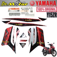 100% ORIGINAL YAMAHA Y15ZR V2 Y15 ZR YSUKU STICKER BODY STRIPE GRAPHIC COMPLETE MDRM3 DEEP RED METAL