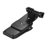 [Officestucio-Ready Stock] Backpack Strap Cap Clip Mount 360 Degree Rotary Clamp Arm for GoPro Hero 