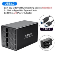 ORICO 95 Series 4 Bay 3.5 USB3.0 HDD Docking Station พร้อม Raid Aluminium UASP พร้อมอะแดปเตอร์จ่ายไฟ