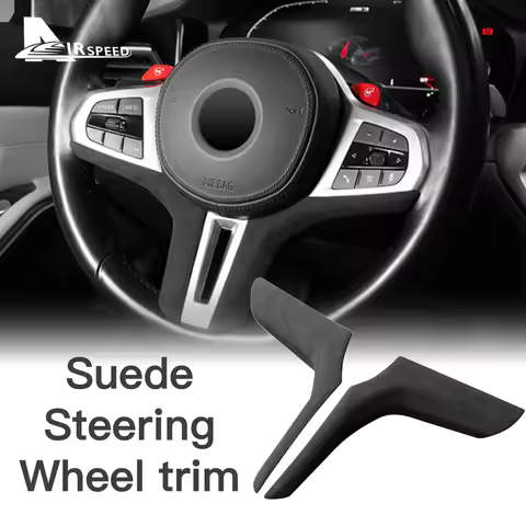 Italy Super Suede Car Steering Wheel Cover Trim Sticker For BMW F40 G20 G28 G05 G30 G32 G38 G11 G01 
