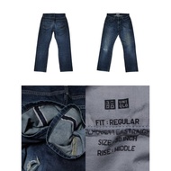 Red-Rimmed Jeans (31") Uniqlo