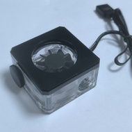 TECHCHIP-Water Cooling Flow Meter RGB Water Flow Meter G1/4inch Flow Meter System for PC Gaming Wate