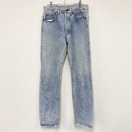 Levi's 501 牛仔褲，紐帶門襟，靛藍色，W32 碼，古著。