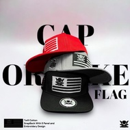 Orifake-snapback FLAG Embroidery