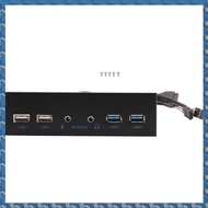 (CSID) 5.25 Inch Desktop Pc Case Internal Front Panel Usb Hub 2 Ports Usb 3.0 And 2 Ports Usb 2.0 Wi