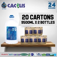 CACTUS Mineral Water (9500ml x 2 Bottles x 20 Cartons)