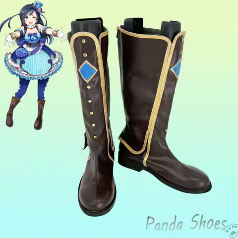 Lovelive Yuki Setsuna Cosplay Shoes Anime Cos Long Boots Comic Nakagawa Nana Cosplay Costume Prop Sh