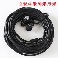8m6m4m2m d and extended line bass in-ear headphones, 8m 6m 4m 2m Thick extended Cable bass in-ear he