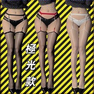 夜夢銜鑽吊帶一體絲襪 7327 (極光款/啞光款) -黑,白,黑酒紅