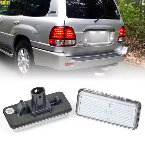2x Canbus Car LED Number License Plate Light for Toyota Land Cruiser 100 200 Prado 120 Reiz 4D Mark