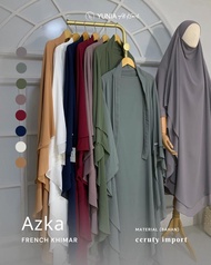 HIJAB SYARI FRENCH KHIMAR CERUTY 2 LAYER AZKA BY YUNIA ALKAMIL