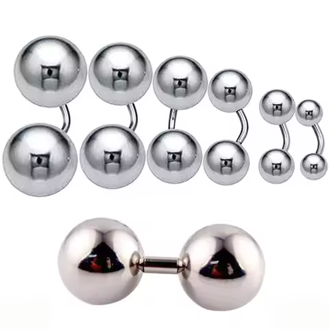 1 Piece 4mm Bar Stainless Steel Straight Barbell Rings PA Ring Nose Rings Body Piercing Jewelry
