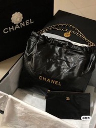 chanel22bag黑金小號