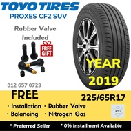 225/65R17 TOYO Proxes CF2 SUV (Installation) Made In Japan New Tyre Tires Tayar Rim Wheel 17 inch WP