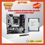 [Combo main chip] Mainboard ASRock B760M Pro RS | TUF + CPU i5 12400F | 13400F tray new BH 36th