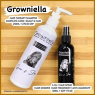 Original Growniella Hair Grower Shampoo, Conditioner, Hair Growth Spray
